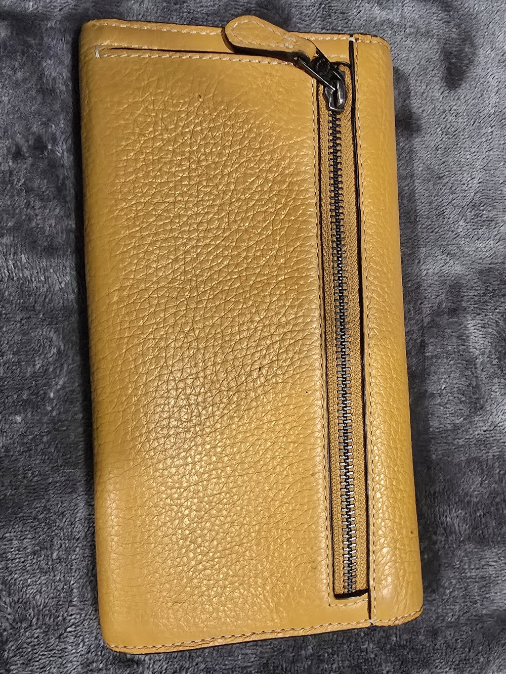 Coach Yellow Leather Continental Wallet - Picture 4 of 8
